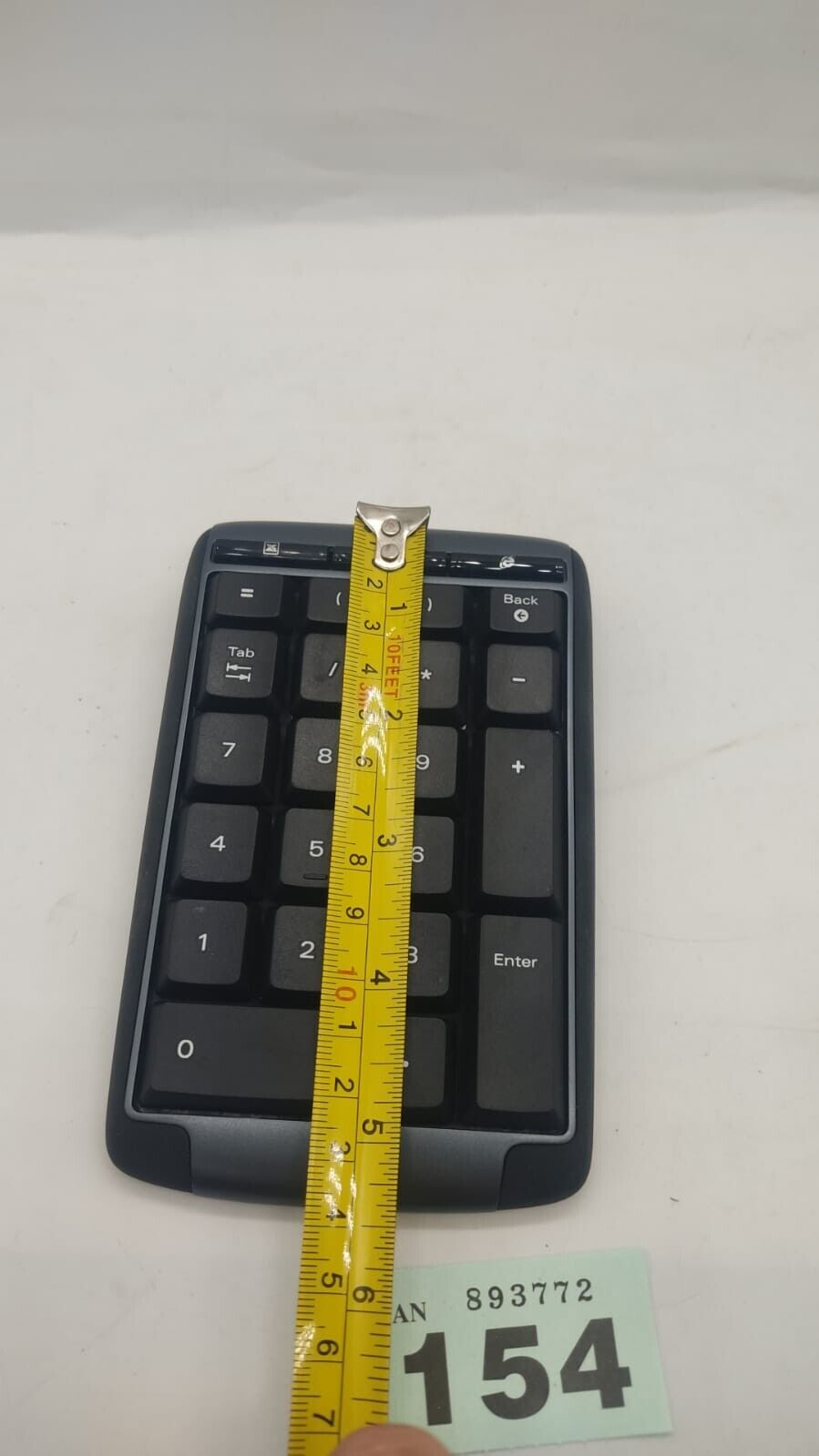 Logitech Wireless 2.4GHz Numerical Number Pad Keypad. Tested working