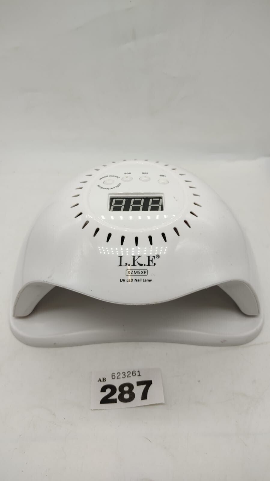 L.K.E 168W LED UV Gel Nail Polish Dryer Lamp Household Nail TESTED WORKING