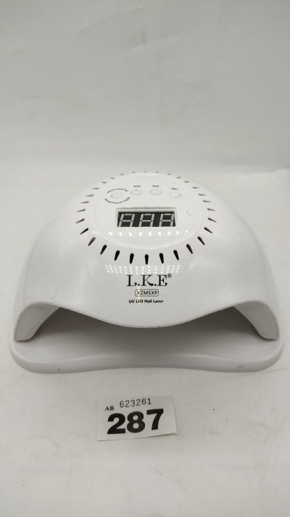 L.K.E 168W LED UV Gel Nail Polish Dryer Lamp Household Nail TESTED WORKING