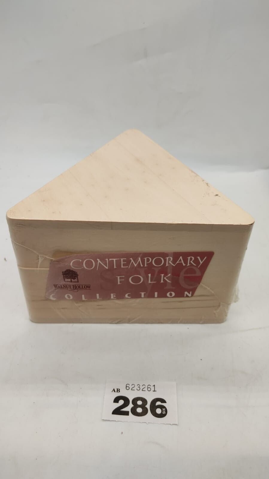 Walnut Hollow Contemporary Folk Collection Triangle Box No 3208 New