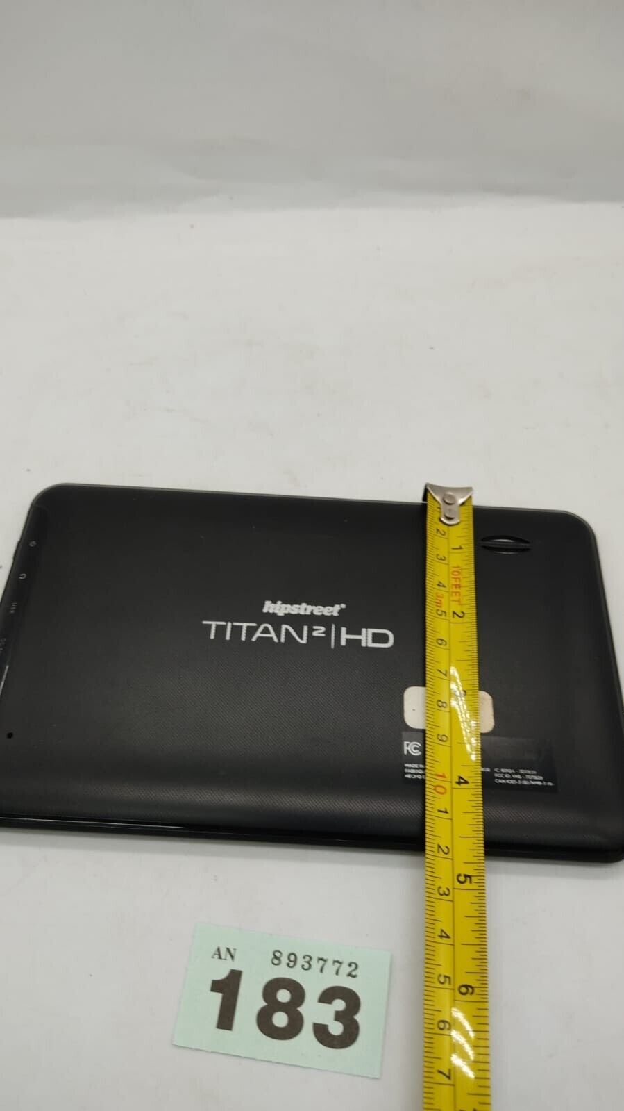 Hip Street Titan2 HS-7DTB25 7-inch Android Tablet 8GB Black device only. Used