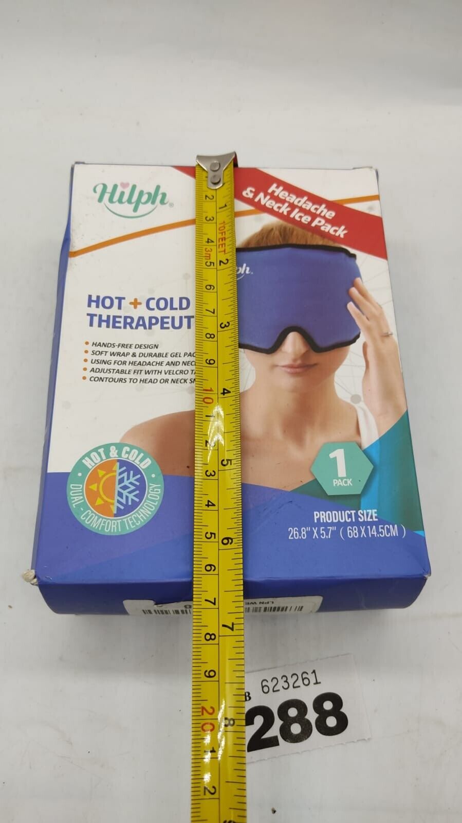 Headache Neck Ice Pack Hot Cold Therapy Soft Wrap Gel Pac Migraine Cap