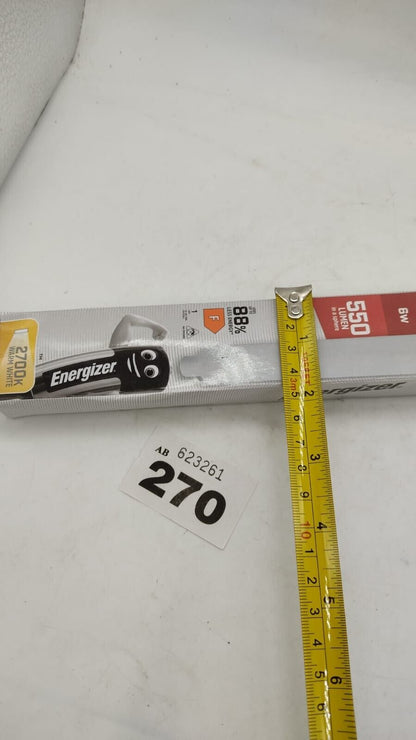 Energizer Strip Light Tube LED Lamp Frosted 284mm S15 6W 550 Lumen Warm Light