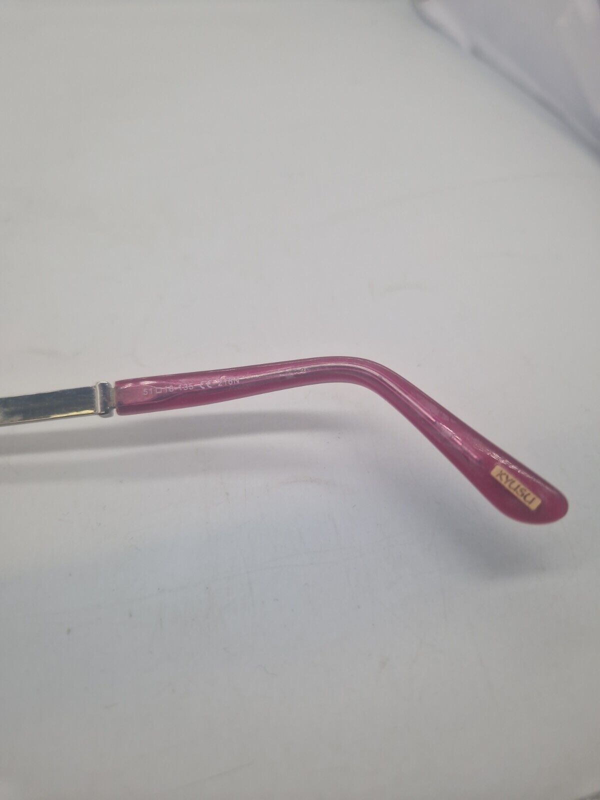 Kyusu KU1305 Full Rim Pink KU1305 Used Eyeglasses Frames ONLY - Eyewear Glasses