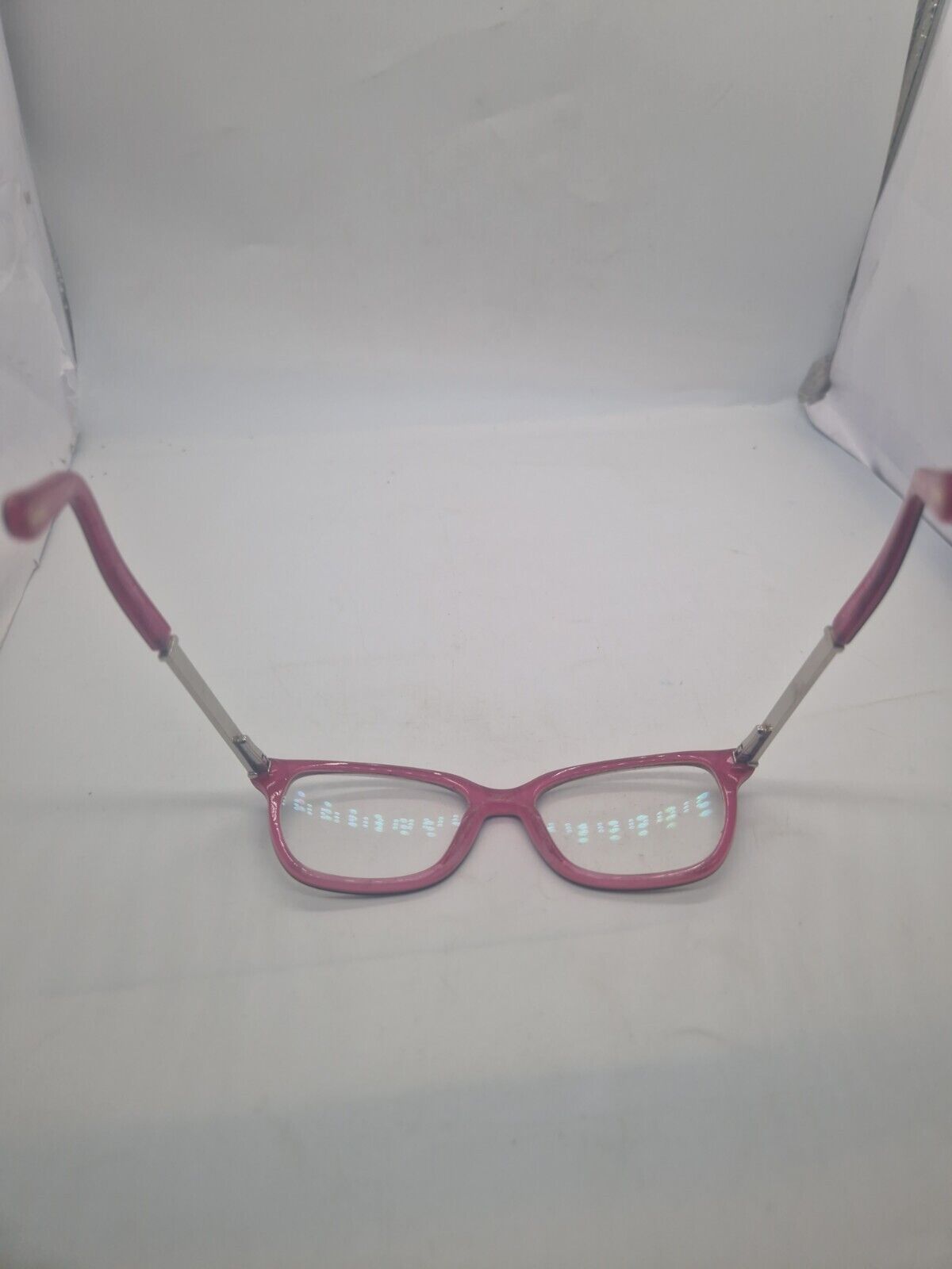 Kyusu KU1305 Full Rim Pink KU1305 Used Eyeglasses Frames ONLY - Eyewear Glasses