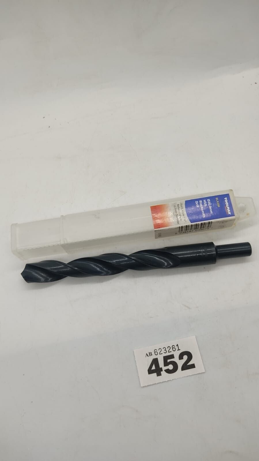 Toolpak BLK200 Blacksmith Drill Bit 20mm POINT ANGLE 118 DEGREES 12.7MM DIAMETER