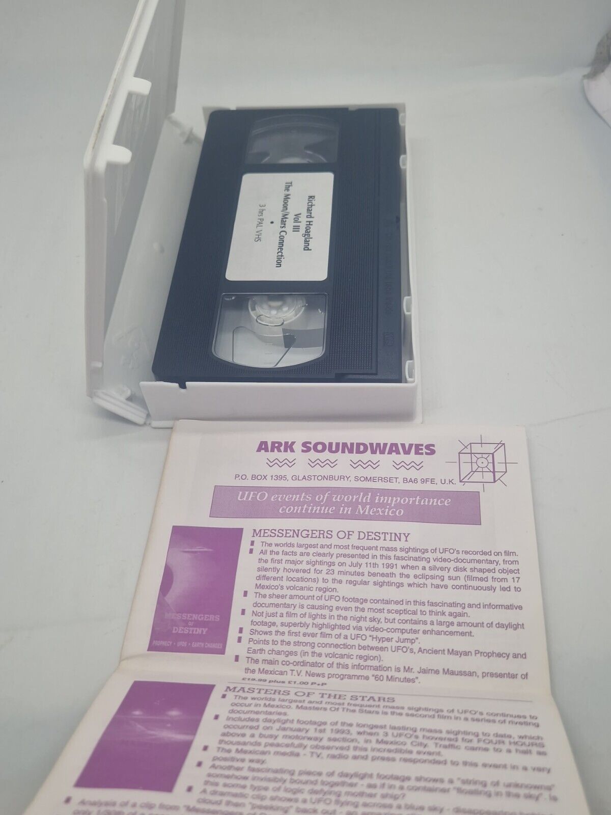 RARE Mars Mission Richard Hoagland Moon/Mars Connection Vol III VHS Nexus 1994