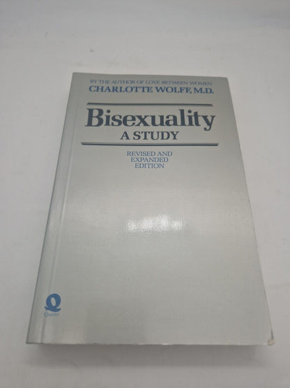 Bis**uality - A Study Revised and Expanded Edition Charlotte Wolff M.D Paperback