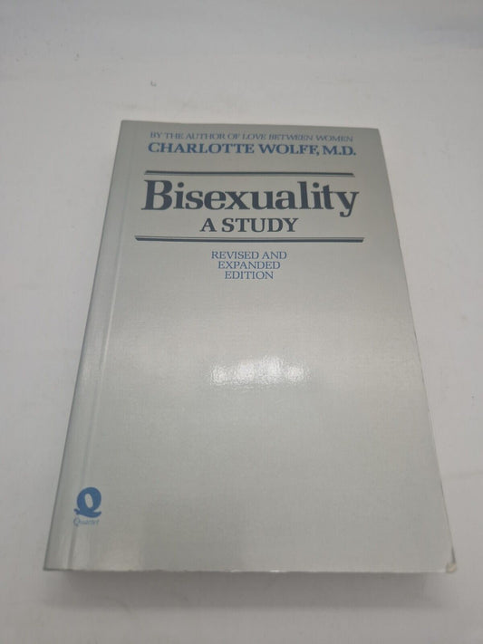 Bis**uality - A Study Revised and Expanded Edition Charlotte Wolff M.D Paperback