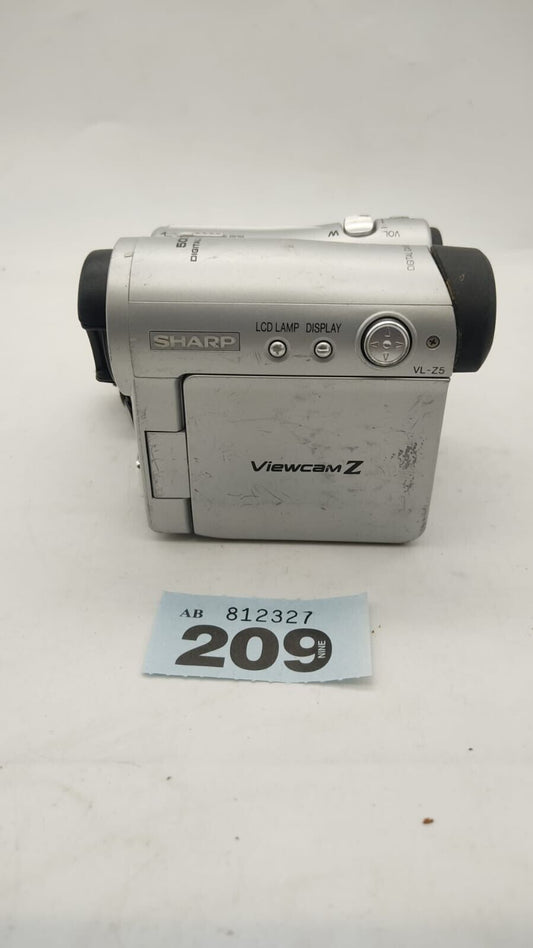 Sharp Viewcam VL-Z5H Silver 10x Digital Mini DV Camcorder for SPARES OR REPAIR