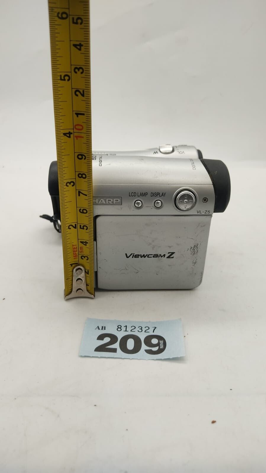 Sharp Viewcam VL-Z5H Silver 10x Digital Mini DV Camcorder for SPARES OR REPAIR