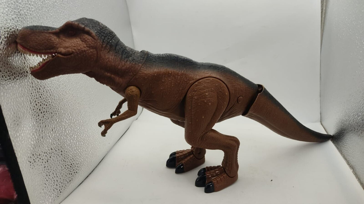 Dragon-I Toys T-Rex Dinosaur Electronic Walking Moving Roars Light Up Eyes