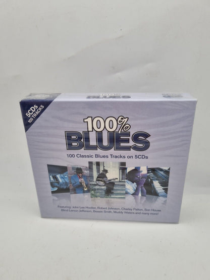 100% Blues - 100 classic Blues tracks (5CD) 100 Tracks Robert Johnson 4 hr 50