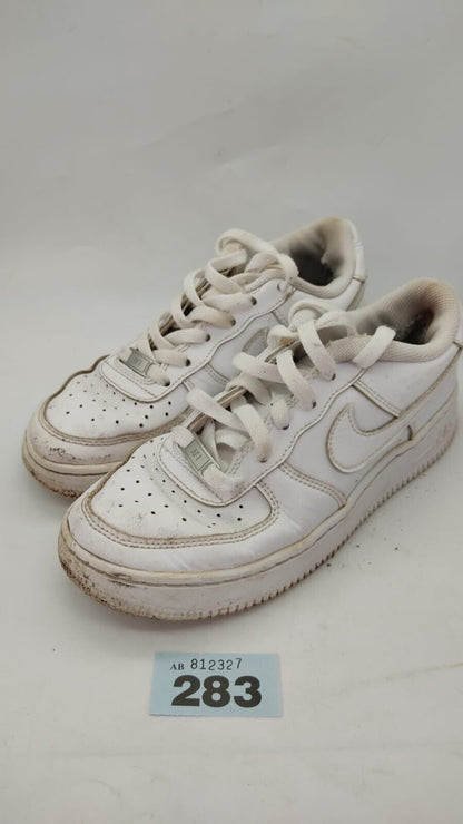 Nike Air Force 1 Sneaker Shoes Low Top Logo Lace Up White Womens Size UK 4.5