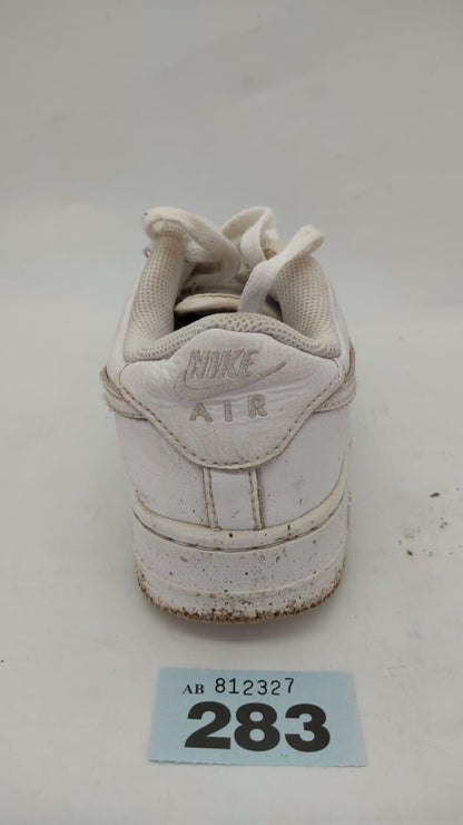 Nike Air Force 1 Sneaker Shoes Low Top Logo Lace Up White Womens Size UK 4.5