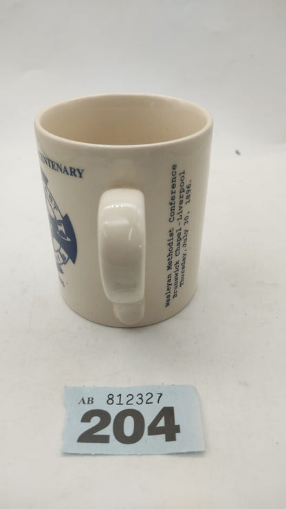 Wesleyan Methodist Centenary Commemorative Mug