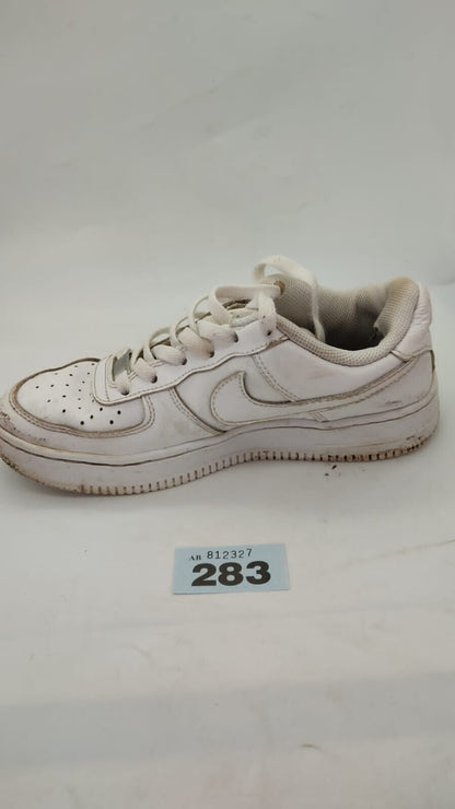 Nike Air Force 1 Sneaker Shoes Low Top Logo Lace Up White Womens Size UK 4.5