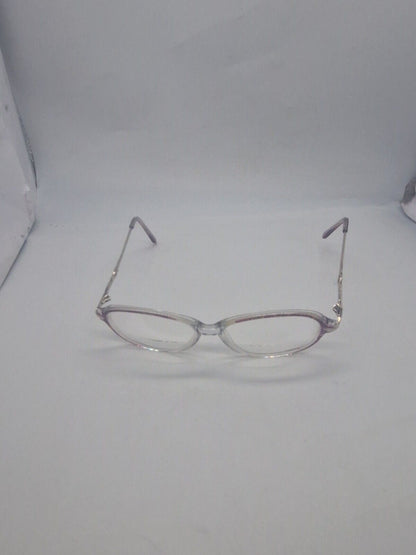 Specsavers Wyanet Glasses Frames Purple Oval Eyeglasses Spectacles Frame Only