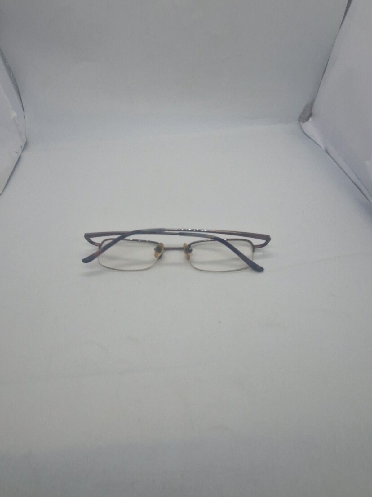 FCUK French Connection Brown Half Rim Glasses Frames OFC26 COL 003