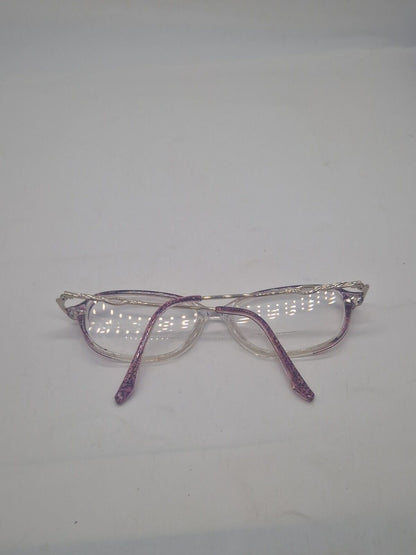 Specsavers Wyanet Glasses Frames Purple Oval Eyeglasses Spectacles Frame Only