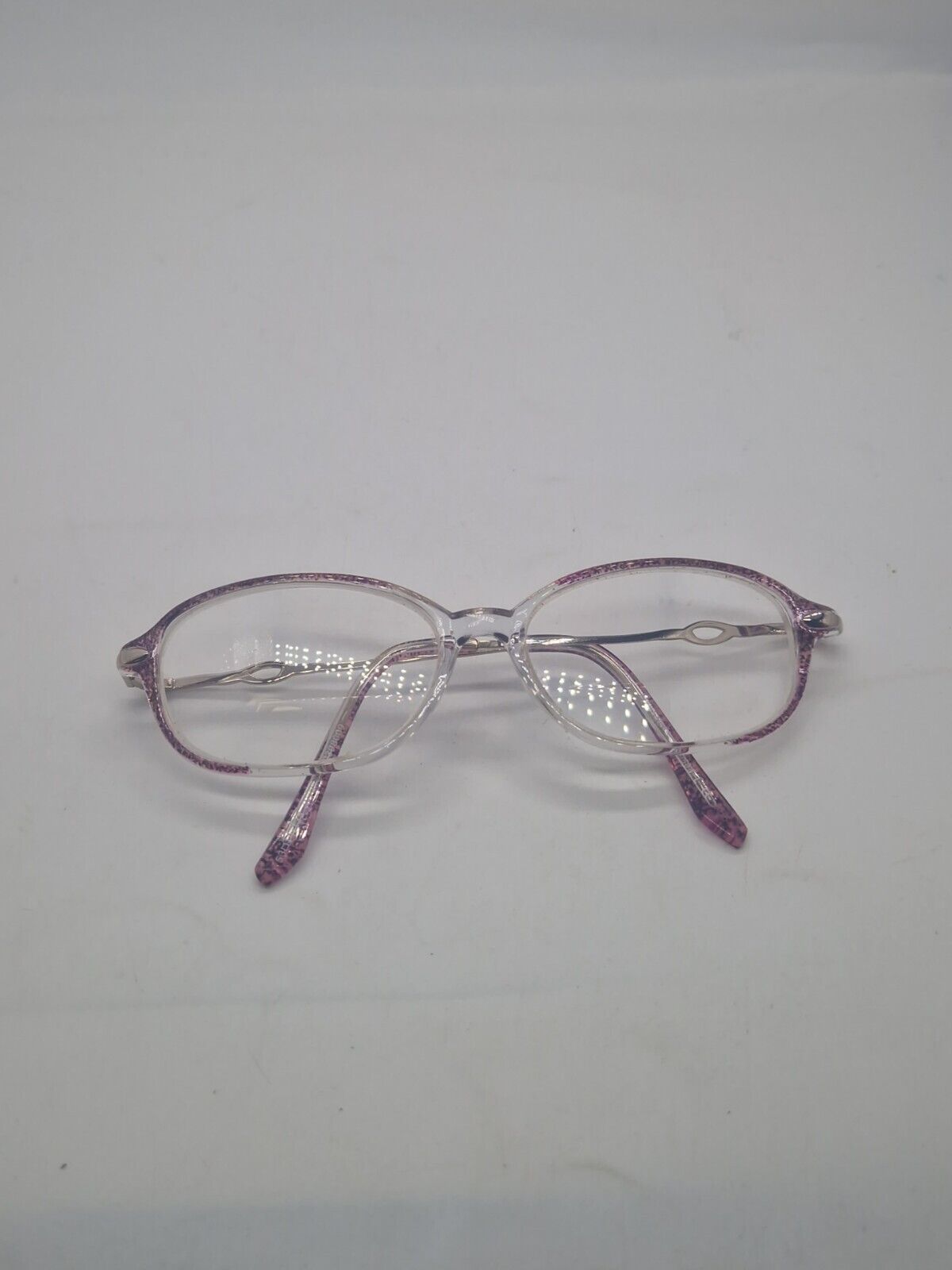 Specsavers Wyanet Glasses Frames Purple Oval Eyeglasses Spectacles Frame Only