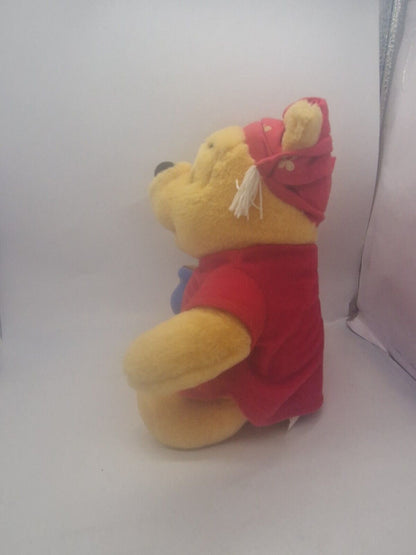 Vintage 1998 Disney Bedtime Winnie the Pooh Stuffed Plush W/Light Up Honey Pot