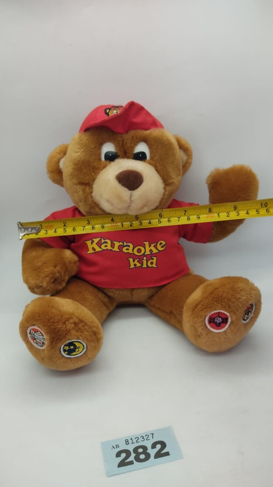 Karaoke KID Sing a Long Teddy Bear Vintage 1990s - Untested