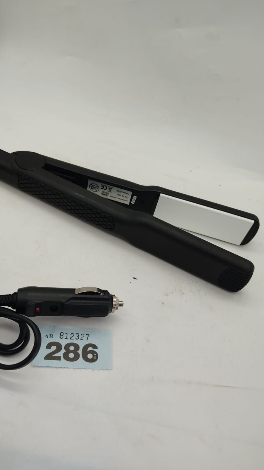 Streetwize 12V Hair Straighteners In-Car with Ceramic Plates Camping Festivals