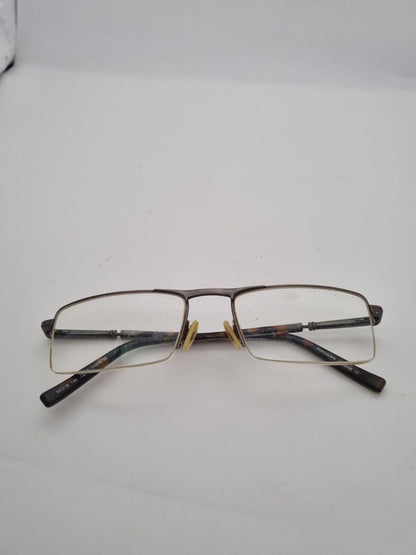 JASPAR Conran JC09 Brown eyeglasses Half Rim SQUARE glasses frame MOD: 24876766