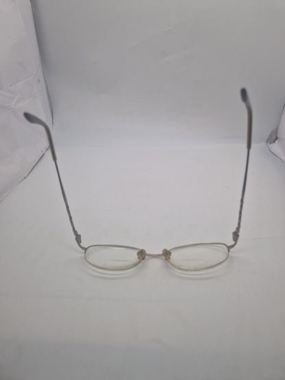 Dunelm C1 C767 Glasses Frames Gold Half Rim Eyeglasses Frame Only Eyewear