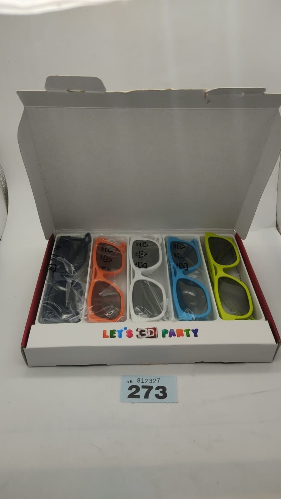 LG 3D Glasses - Set of 5 Party Pack Multicoloured - AG-F215 boxed