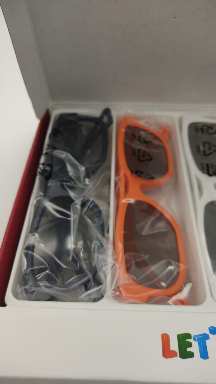 LG 3D Glasses - Set of 5 Party Pack Multicoloured - AG-F215 boxed