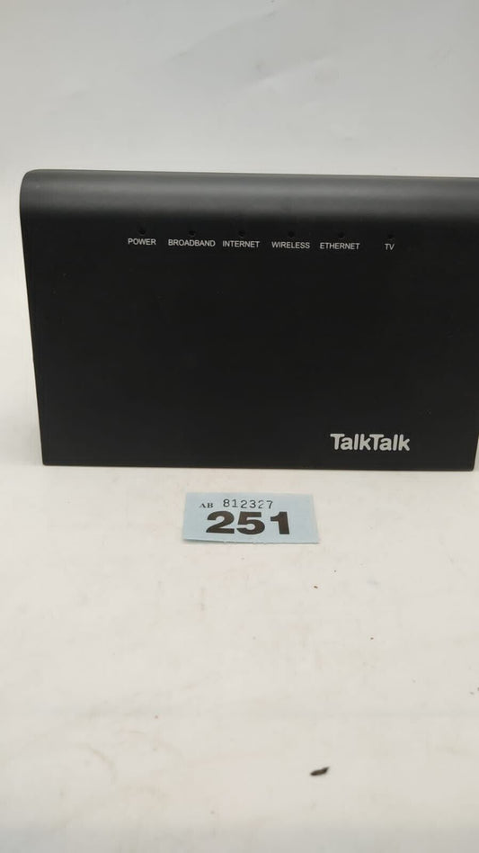 TalkTalk Router Huawei HG633 Untested No Leads -  Untested