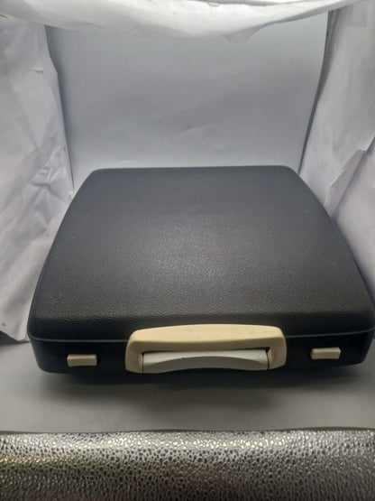 Vintage 1960's SCM Smith-Corona Zephyr Deluxe Portable Typewriter & Cover.