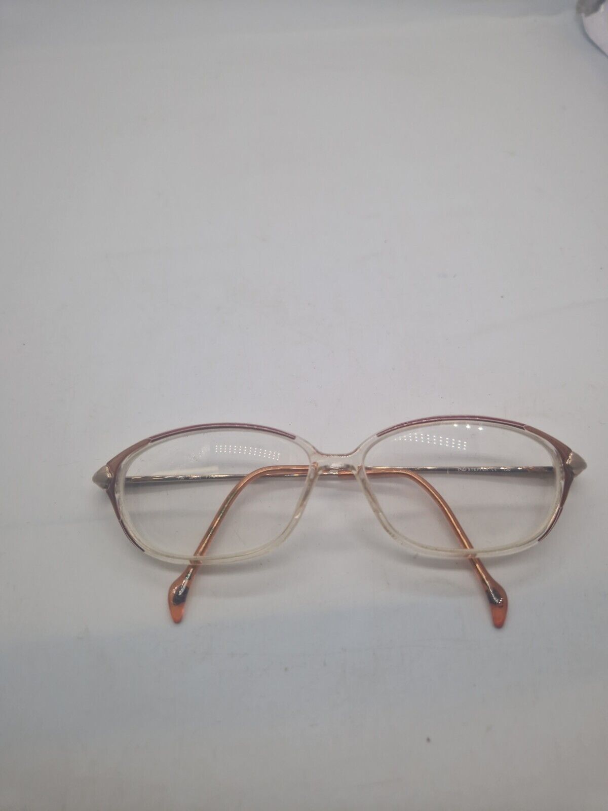 Stepper SI-012 130 Round FULL Rim Brown Eyeglasses Glasses Eyewear Vintage