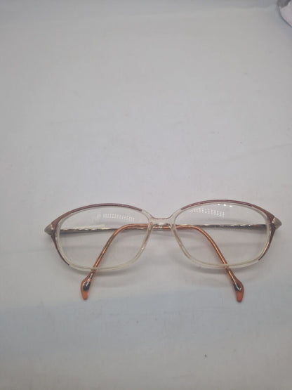 Stepper SI-012 130 Round FULL Rim Brown Eyeglasses Glasses Eyewear Vintage