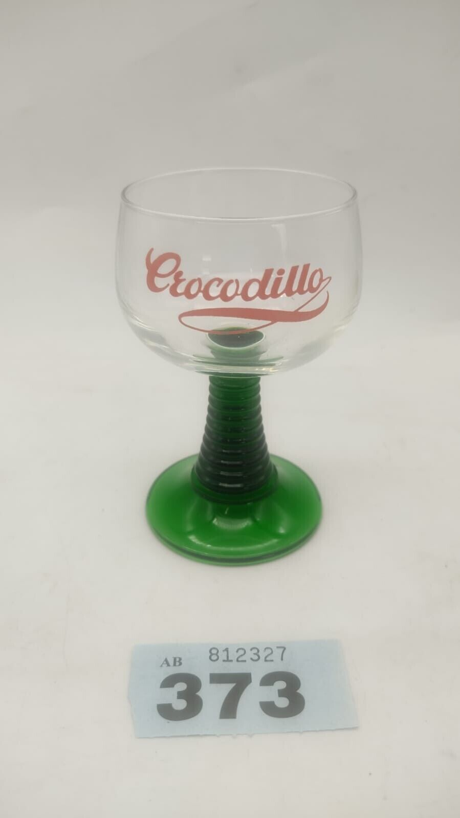 Crocodillo Aperitif/Wine/Cocktail Glass, Beehive Glasse, Green - Made in France