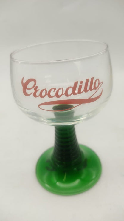 Crocodillo Aperitif/Wine/Cocktail Glass, Beehive Glasse, Green - Made in France