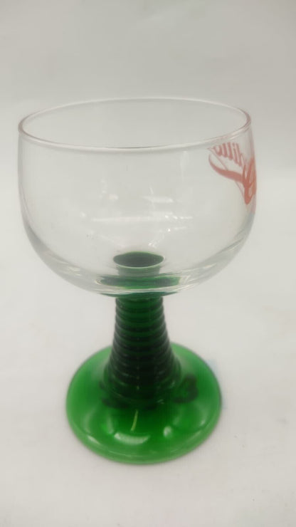 Crocodillo Aperitif/Wine/Cocktail Glass, Beehive Glasse, Green - Made in France