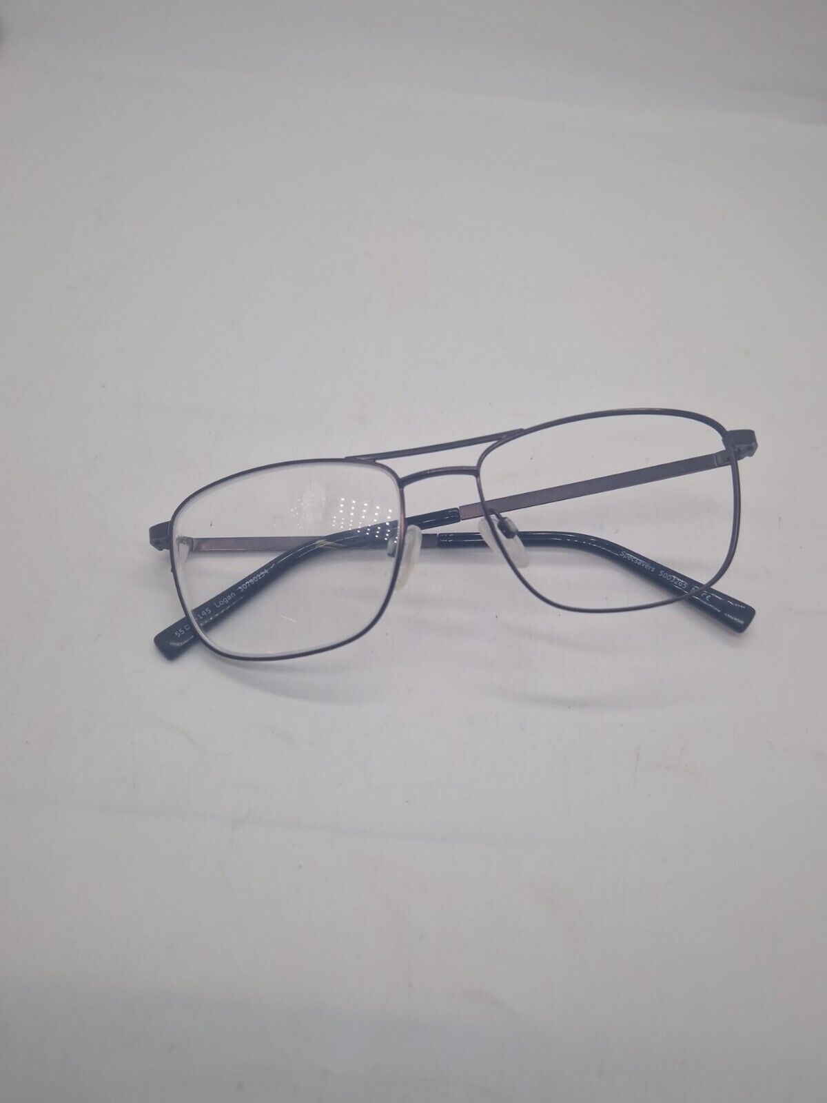 SPECSAVERS  eyeglasses BLACK AVIATOR SQUARE glasses frames only MOD: 30790254