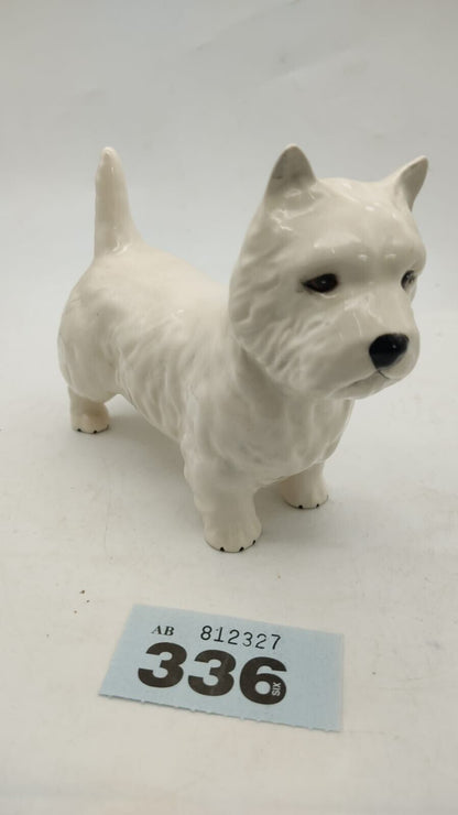 Beswick West Highland Terrier White Dog Figurine, Vintage - Made in England