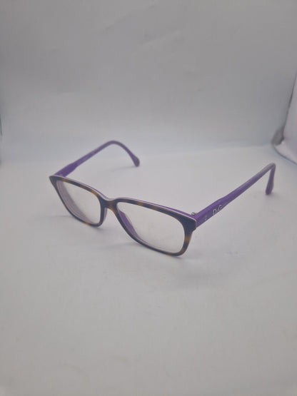 DOLCE & GABBANA eyeglasses TORTOISE/PURPLE SQUARE glasses frame MOD DD 1238 2608