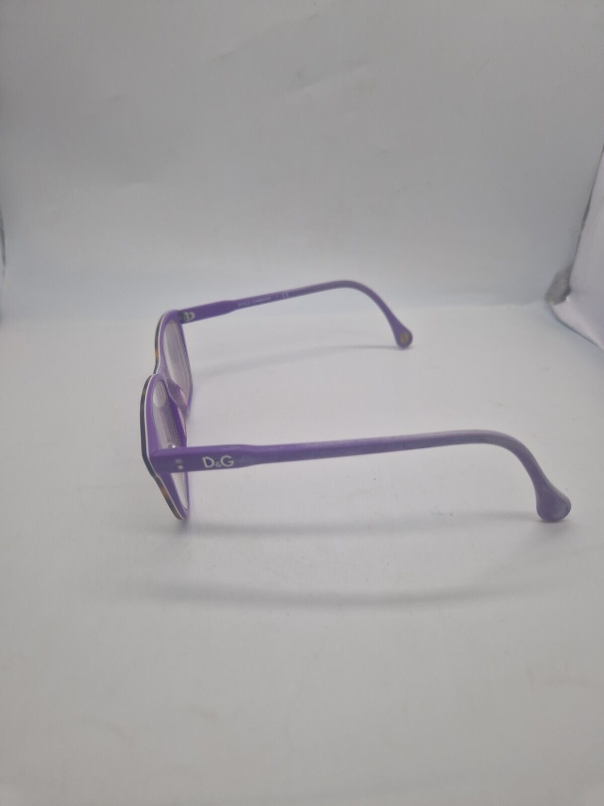 DOLCE & GABBANA eyeglasses TORTOISE/PURPLE SQUARE glasses frame MOD DD 1238 2608