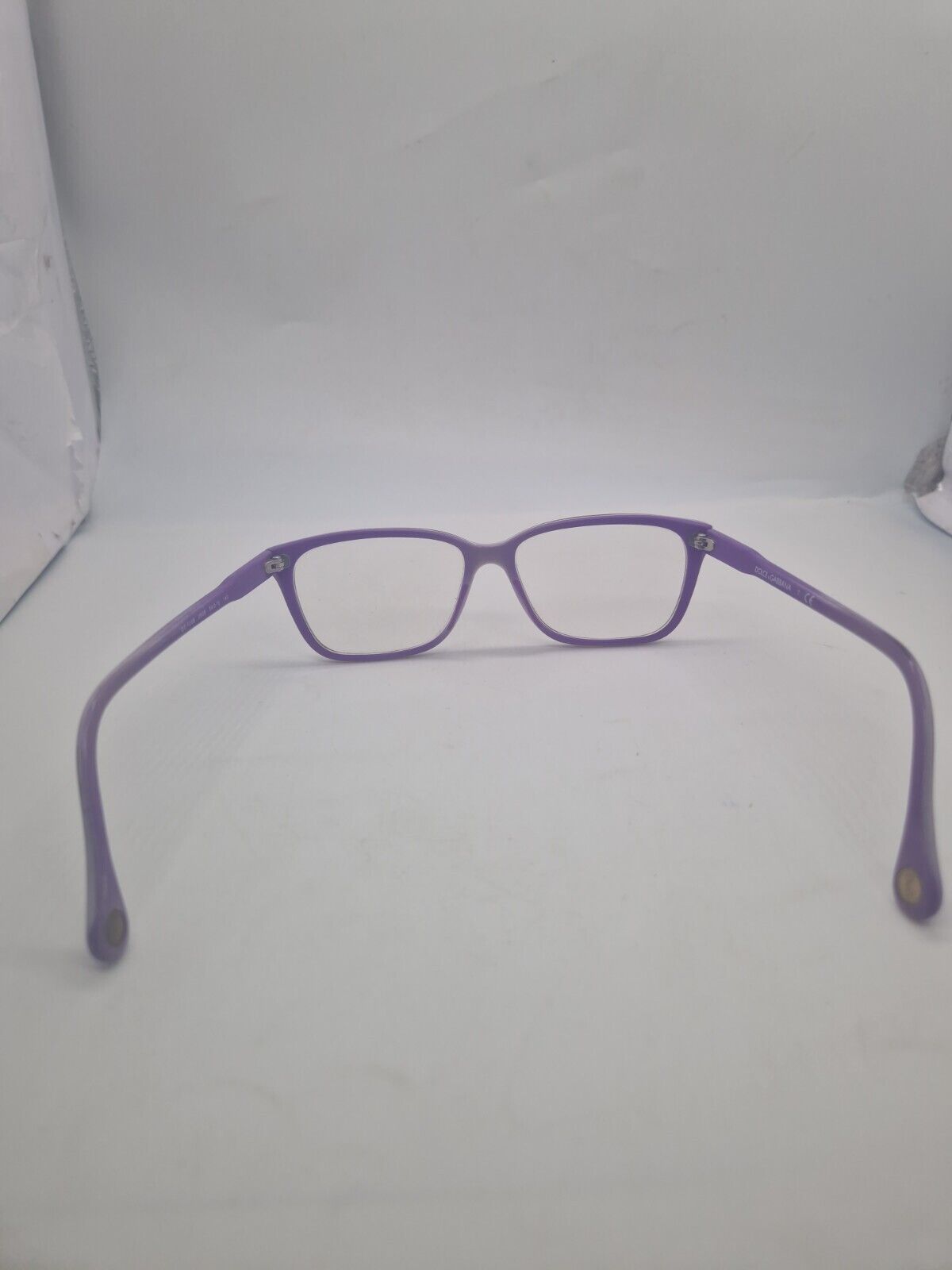 DOLCE & GABBANA eyeglasses TORTOISE/PURPLE SQUARE glasses frame MOD DD 1238 2608