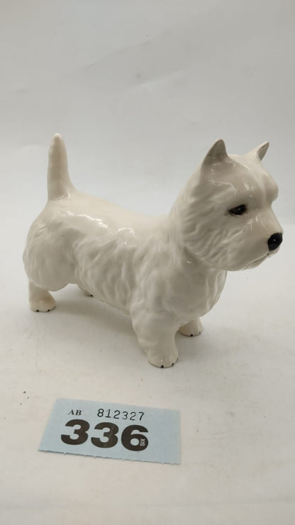 Beswick West Highland Terrier White Dog Figurine, Vintage - Made in England