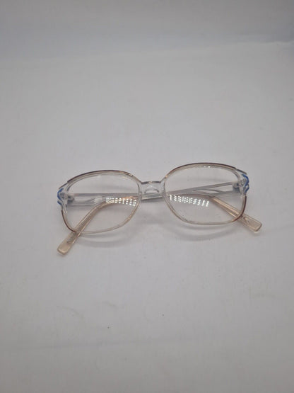 Mer S130152 Full Rim Tortoise Shell Used Eyeglasses Frames - Eyewear Clear Brown