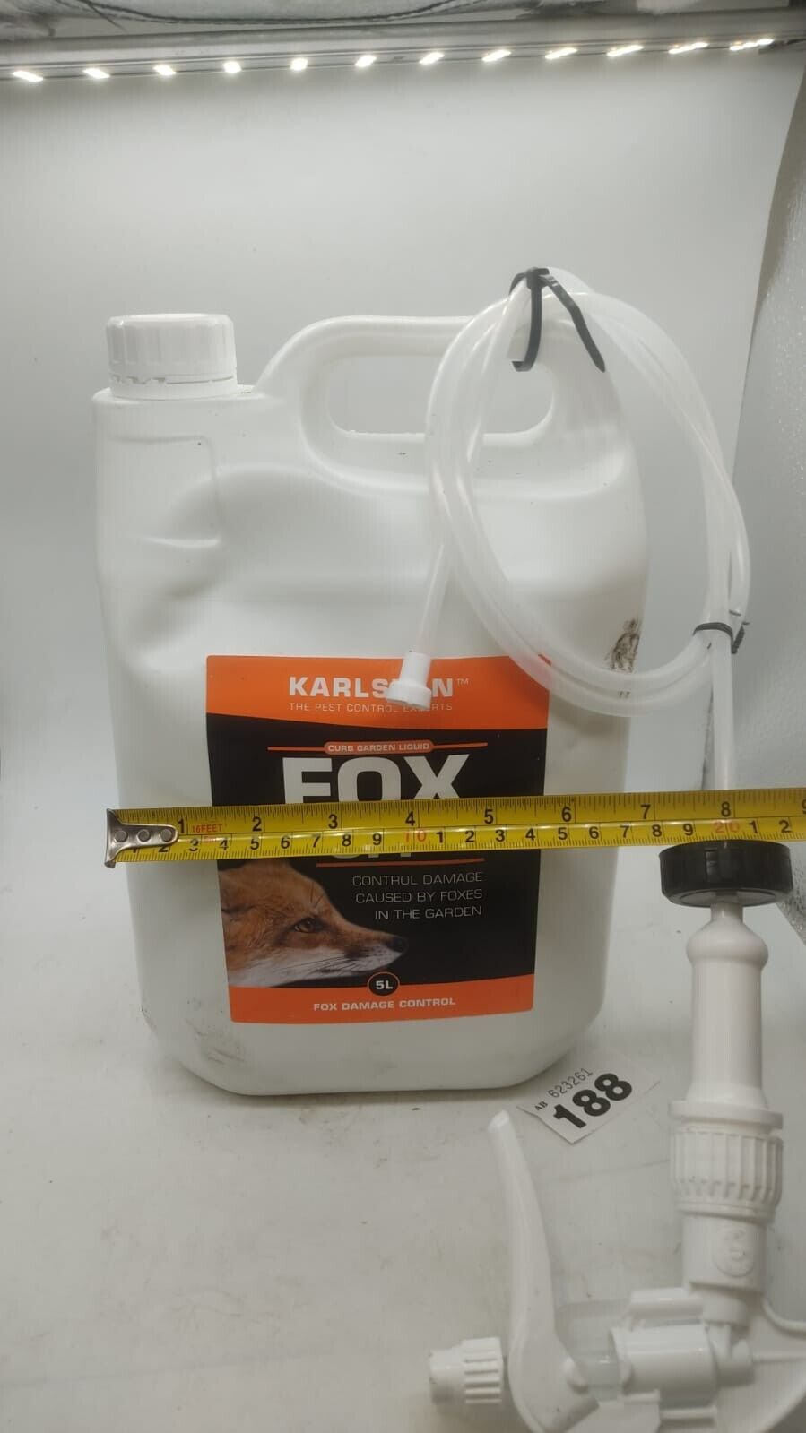 Karlsten Fox Repellent High Strength Deterrent Anti Fouling 5L with Sprayer