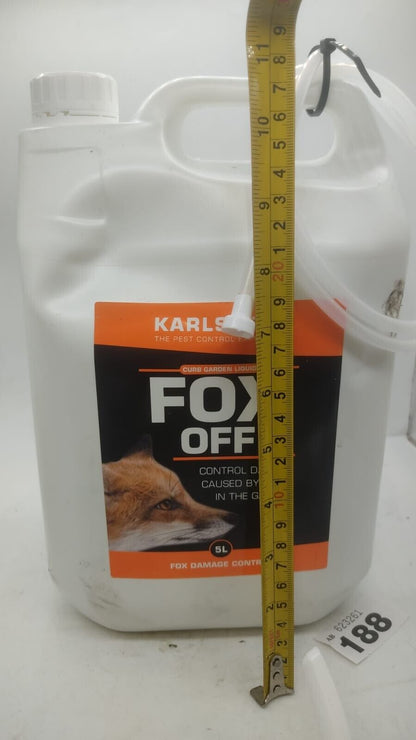 Karlsten Fox Repellent High Strength Deterrent Anti Fouling 5L with Sprayer