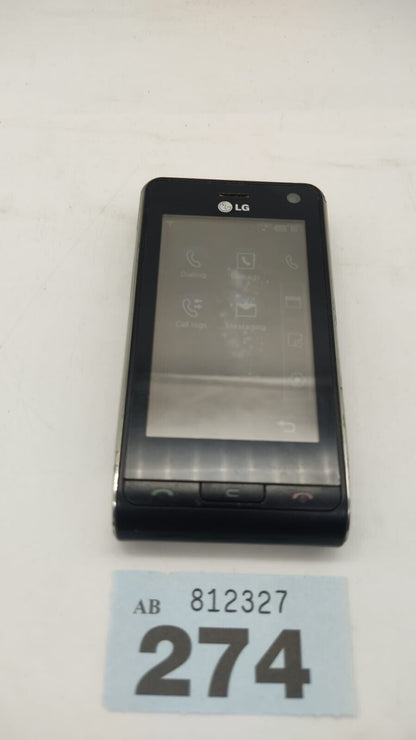 LG KU990i Camera Mobile Phone 2G 3G Black Untested Unknown Network