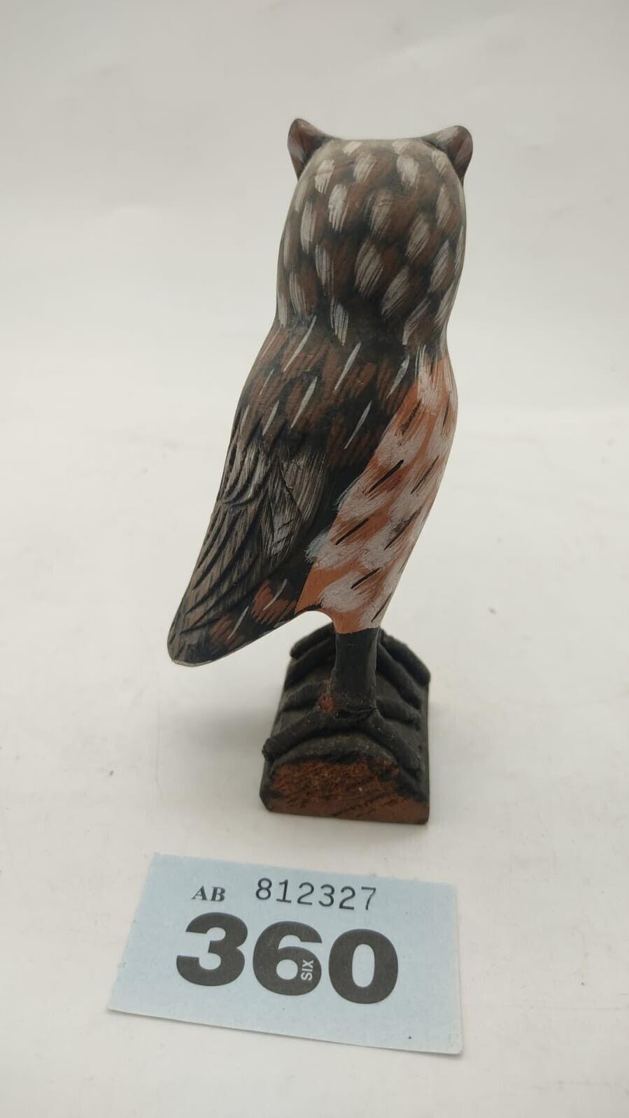 Beautiful Little wood carving of an Owl, Vintage - VGC